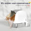 Stainless Steel Cat Litter Tray with Lid
