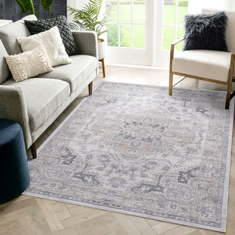 Tapis oriental de la collection Marfi, Rectangle 5 pi 3 po x 7 pi 6 po