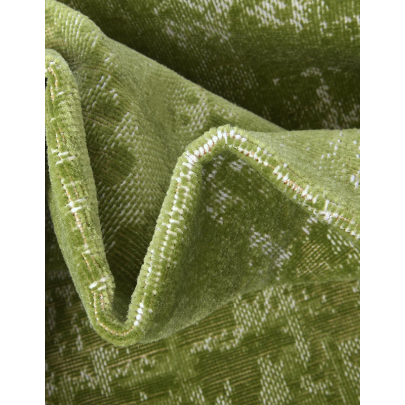 Tapis décoratif, Rectangle 9 pi x 12 pi, Vert