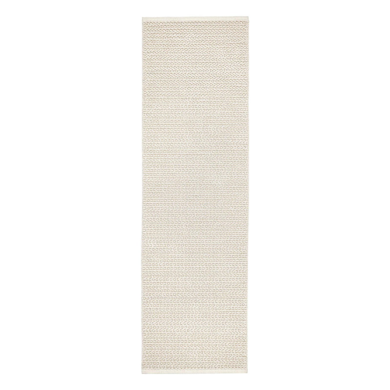 Veranda Ivory Handwoven Performance Rug, Runner 2'6" x 8'