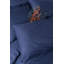 Ensemble de housse de couette 100% coton de qualité supérieure Ranforce, bleu foncé | Housse de couette avec fermeture à boutons 53,1 po x 78,7 po + 1 taie d'oreiller 31,5 po x 31,5 po avec fermeture à enveloppe | Doux, durable, lavable à la machine à 104 ° F, 145 fils au pouce carré-105521323-105521322