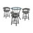 Four Leg Base Dining Set-544648694-547907984-547907985
