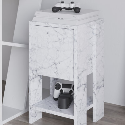 Deaneen 30cm W Manufactured Wood Bedside Table