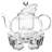 Winston Porter Troche 26oz. Glass Solid Colour Teapot