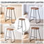 Ensemble de siège de selle en bois massif avec repose-pieds Alazia-412286918-412286914-412286913