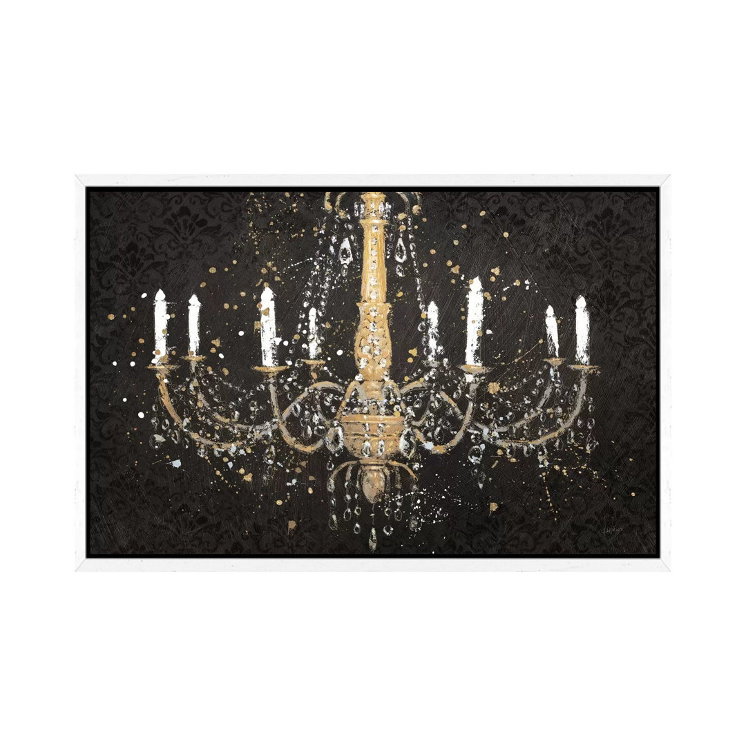 Grand Chandelier Black I von James Wiens - Galerie- Giclée auf Leinwand