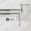 Plaisir Retractable Wall Mount Pot Filler Faucet In Polished Chrome-109110368