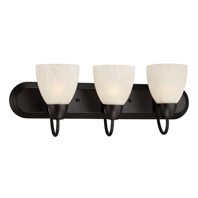 Jefferson 3 - Light Dimmable Bath Bar, Oil Rubbed Bronze