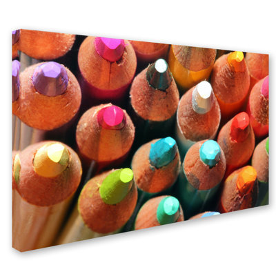 Joden Pencils' by Jason Shaffer Photographic Print on Wrapped Canvas