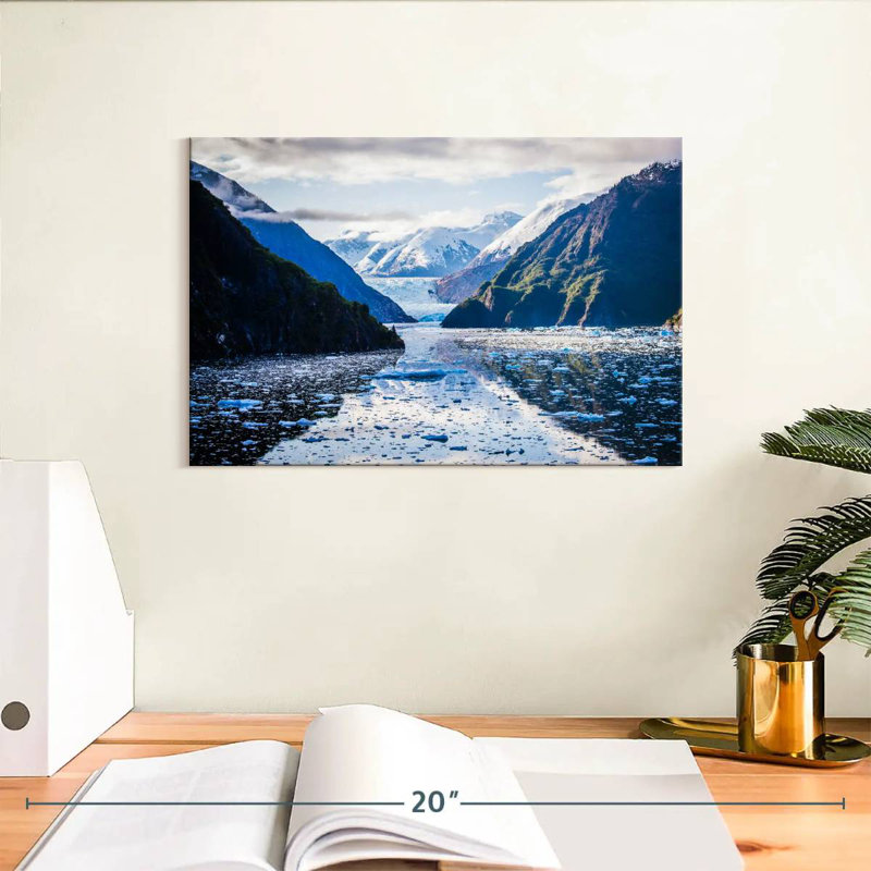 Glacier Kavia Mendenhall à Juneau, H 8 po x l 12 po