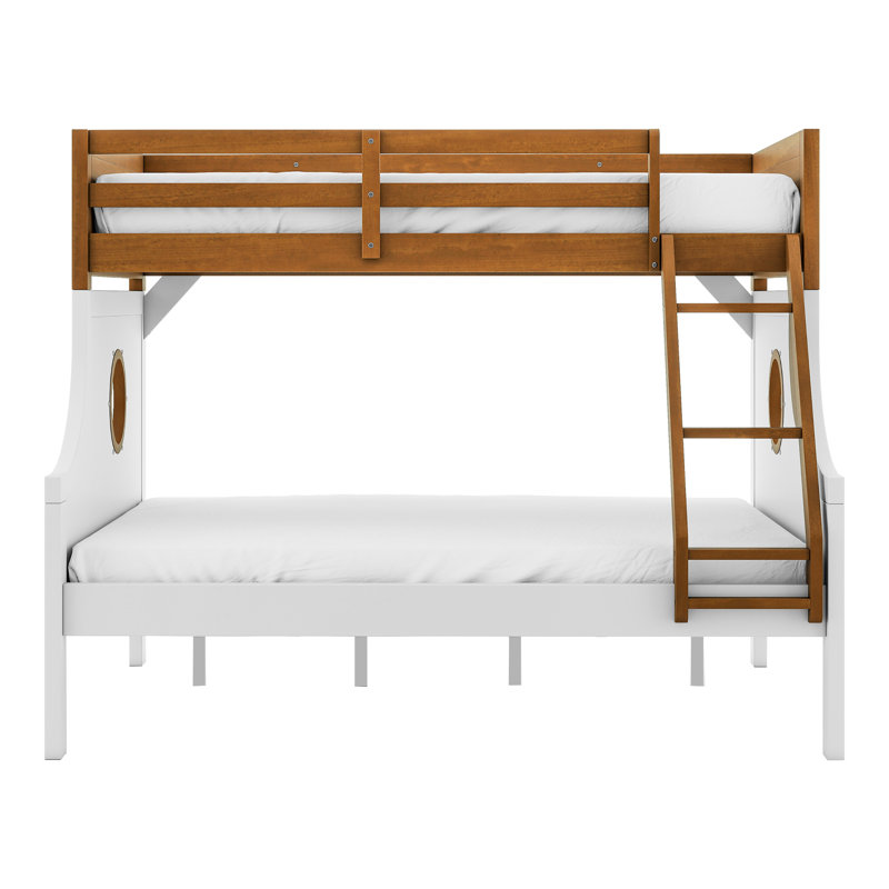 Evie Bunk Bed With Trundle, Brown