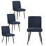 Set of 4 Upholstered Dining Chairs