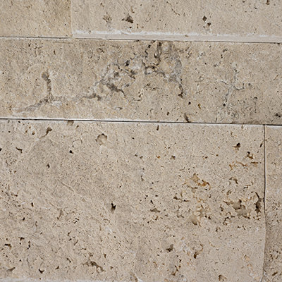 Stonecrest 9 in. x 24 in. Split Face Natural Stone Ledger Panel Wall Tile, Casella Cream