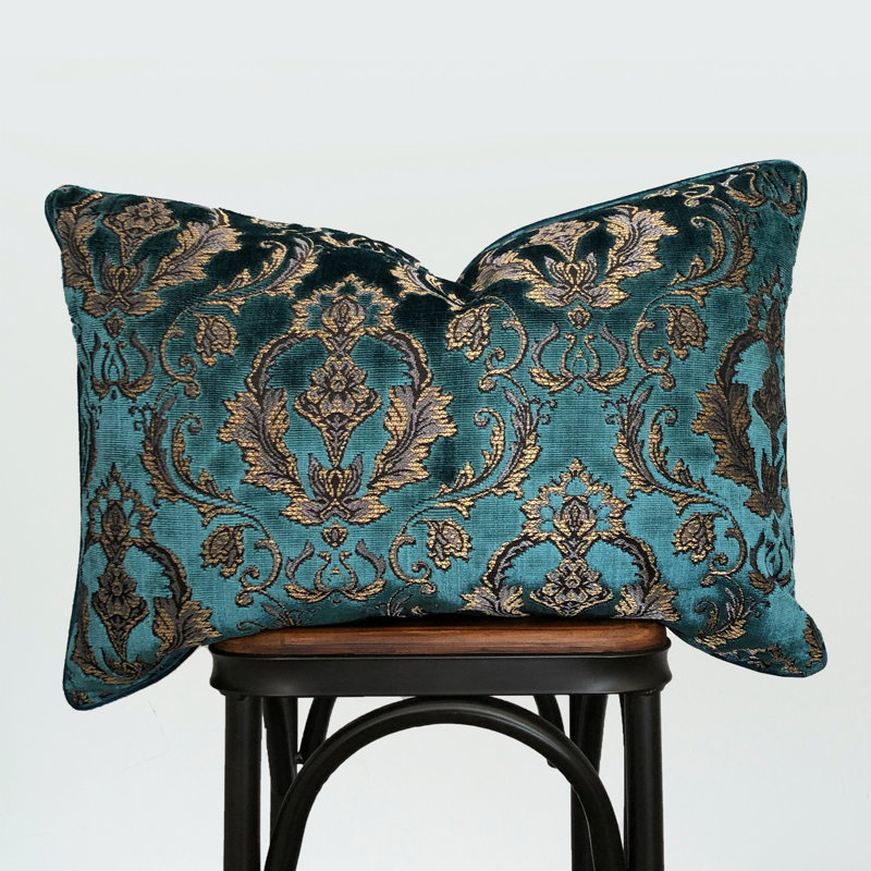 Lumbar Pillow Cover & Insert, Cerulean