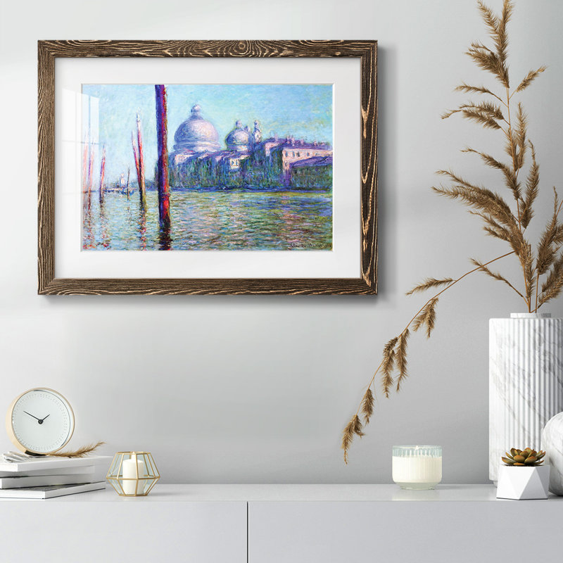Le Grand Canal à Venise, 1908 03, Noyer, H 22 po x l 32 po x P 1,5 po