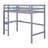 High Loft Bed, Wood Loft Bed With Safety Guardrail, Built-In Desk, Ladder-636454898