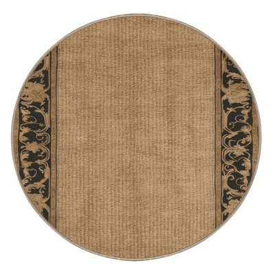 Tapis brun français lavable à la machine