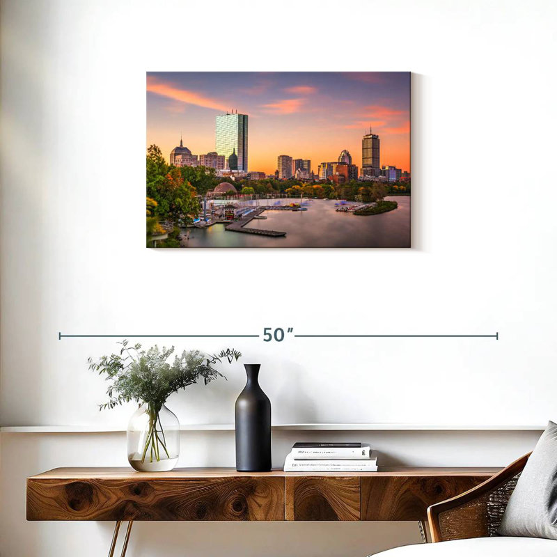 Horizon de Sirci à Boston, H 20 po x l 30 po