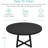 51’’ Round Dining Table For 6-8, Round Kitchen Table With Trestle