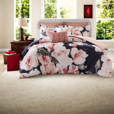 Ensembles de literie en coton de qualité supérieure, conception rosée élégante, parfaits pour le confort de la maison