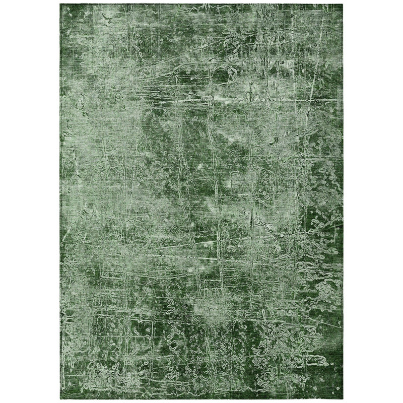 Bergquist Abstract Indoor / Outdoor Rug, Rectangle 10' x 14'