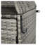 Armoire de rangement extérieure arquée de 72 po avec tablettes réglables K&K