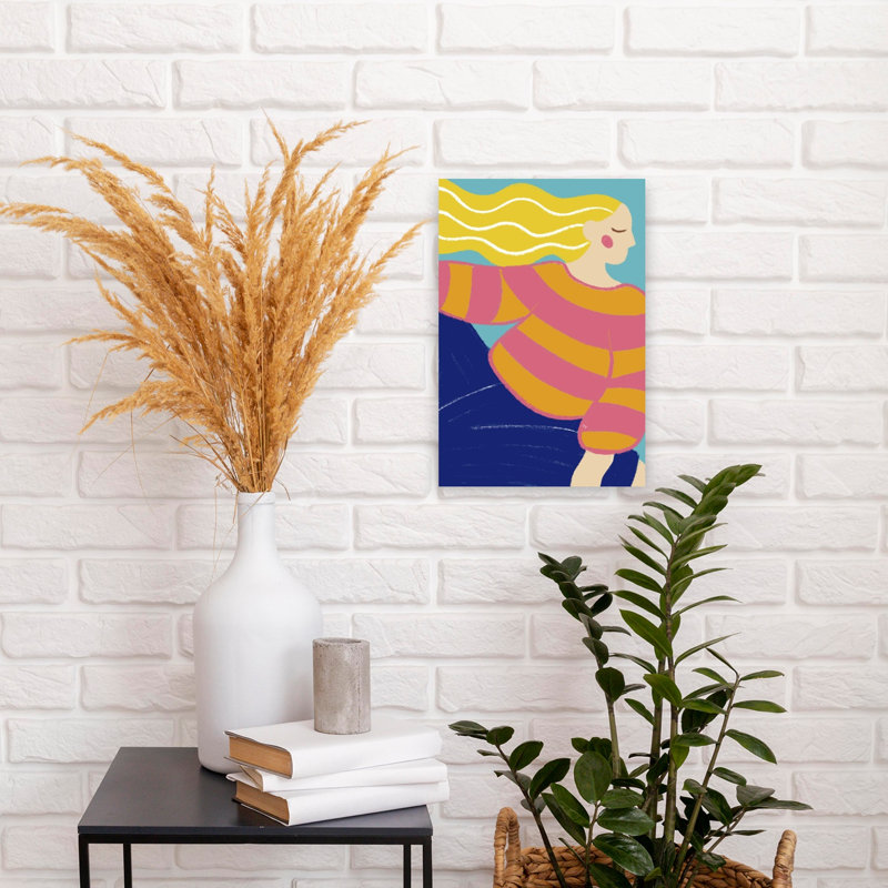 Contemporary Art Abstract Contemporary Wall Art by Martina - Wrapped Canvas Print, 30.48 cm H x 20.32 cm W