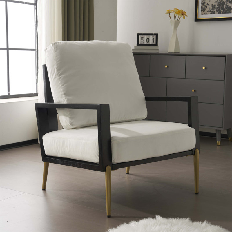 Chaise d'appoint rembourrée