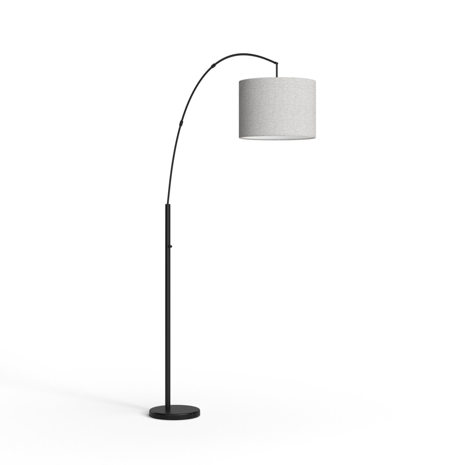 Felice 73.5'' Floor Lamp, Black, Taupe