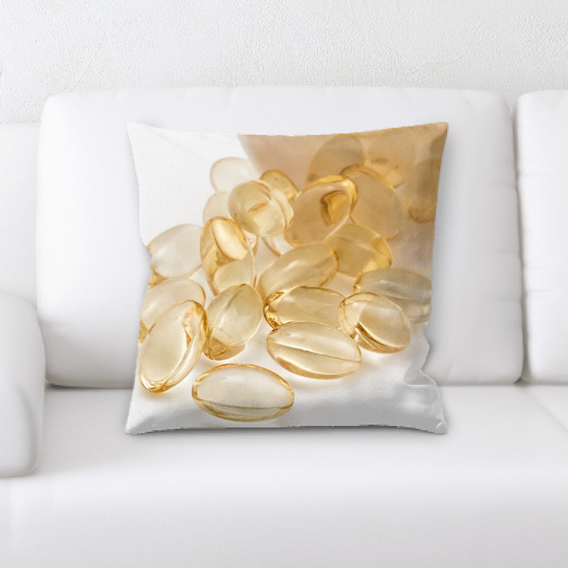 Coussin décoratif à pilules