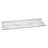61 Inch Cultured Marble Vanity Top, Two Sinks with Backsplash, White