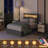 Versatile Upholstered Bed Frame with Multiple Functionalities-197396609