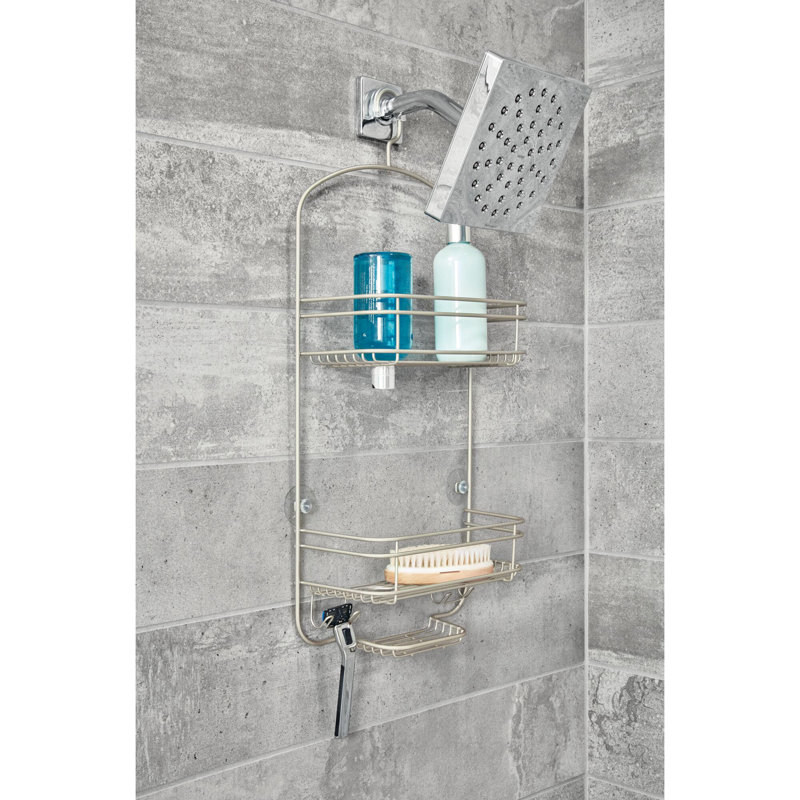 Serviteur de douche suspendu en métal iDesign, H 24,20 po x l 10,40 po x P 4,50 po