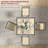 Industrial Dining Table Set for 2, Small Kitchen Table and Chairs,wood-1151786723-1151786722
