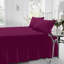 Percale Valance Sheet Polycotton Solid Colour Bed Sheet Single Double King Super King Machine Washable High Quality-19277576-19277587