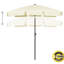 Caylee 180cm X 120cm Rectangular Beach Parasol-1234963316