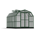 Palram - Canopia Prestige 2 Twin Wall 8' W Greenhouse with Starter Kit