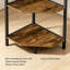 Étagère d'angle à 4 niveaux – Structure en métal, meuble de rangement multifonctionnel pour petits espaces et bureau à domicile-137437728