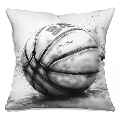 Coussin Basketball, coussins décoratifs double face