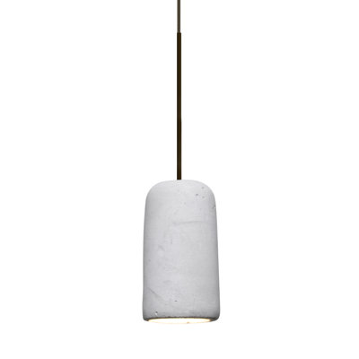 Luminaire suspendu à cylindre simple 1 lumières Glide