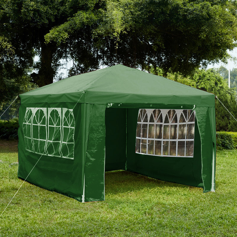 Rakestraw 3 x 4m Metal Party Tent, Green