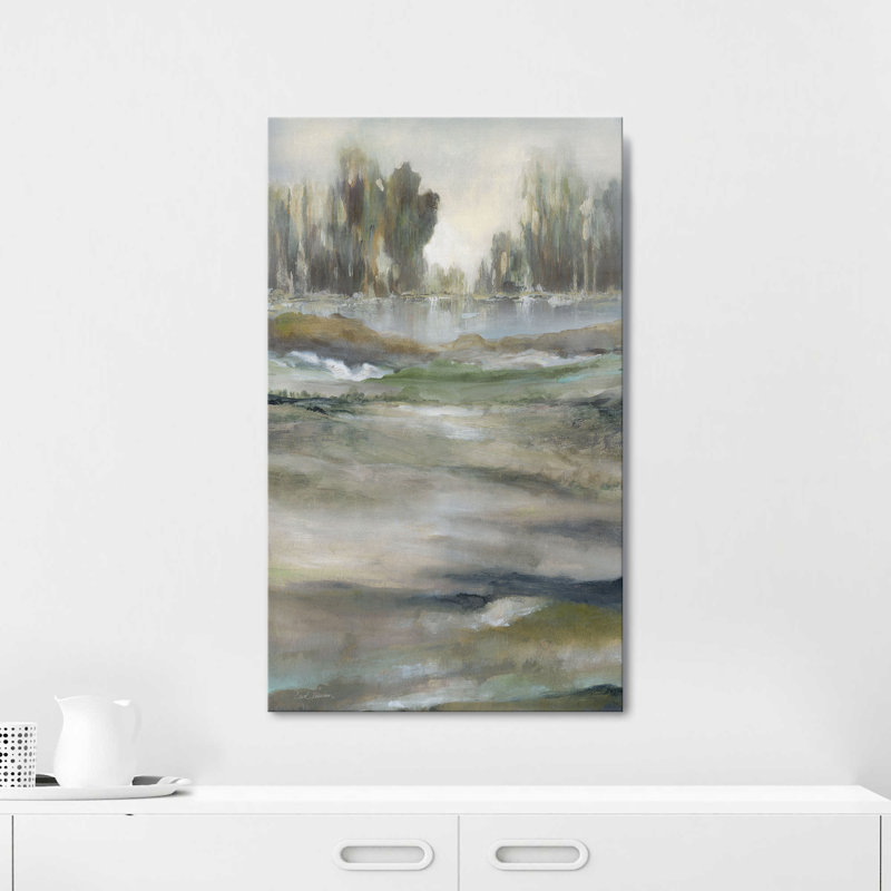 "Lake Solitude" par Carol Robinson, reproduction sur toile, H 18 po x l 30 po x P 1 po