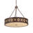 Hamilton 6 - Light Mahogany Bronze Unique/Statement Pendant