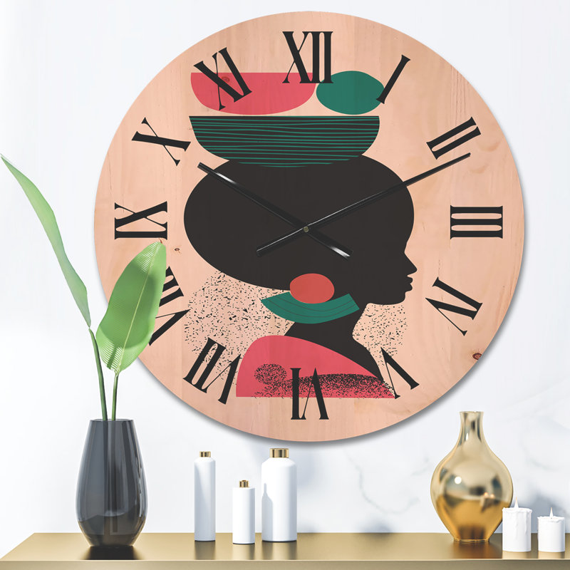 Horloge murale en bois, Moyenne
