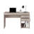 Ibare Two Drawer Computer Desk, One Lower Shelf -Light Gray
