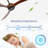 Wood Ceiling Fan No Light With Remote Control, Low Profile Ceiling Fan Without Light,Noiseless Reversible Dc Motor With Timer