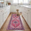 Tapis 128 M / W S / R en rouge / bleu marine-1642649482