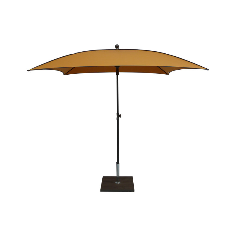 Milas 200cm Market Parasol, Corn