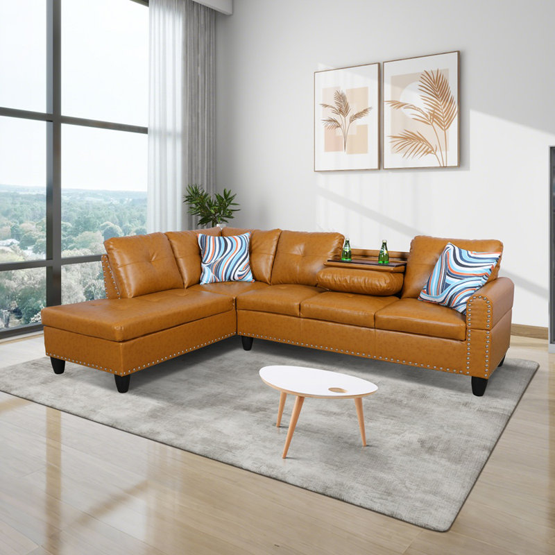 97" Wide Sofa & Chaise Set, Left Hand Facing