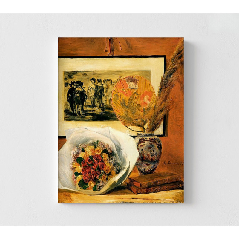 «Still Life With Bouquet» par Pierre-Auguste Renoir, reproduction d'art classique Renoir, H 7 po x l 5 po, Ne s’applique pas